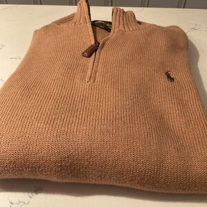 Polo by Ralph Lauren Men’s 1/4 zip neck sweater